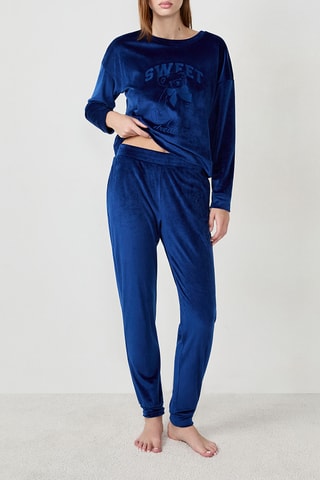 Pantalon de pyjama Durham - Bleu marine