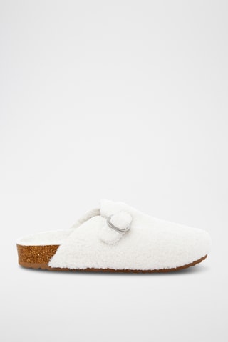 Gevoerde Clogs Givy - Ecru