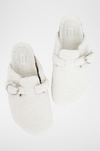 Gevoerde Clogs Givy - Ecru