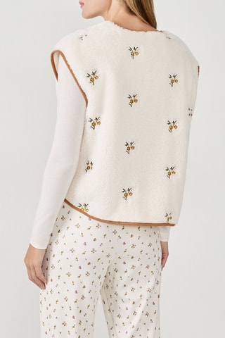 Gilet de pyjama Bridgy - Ecru