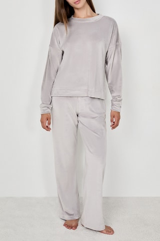 Pantalon de pyjama Galika - Gris clair