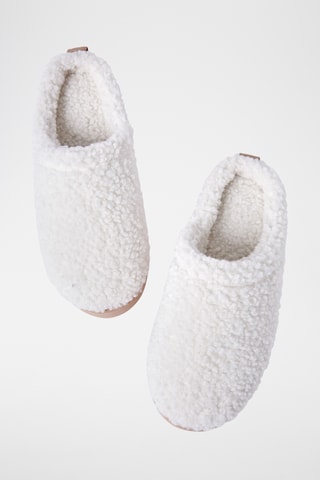 Chaussons fourrés Jocka - Ecru