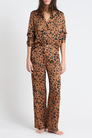 Pantalon de pyjama Laina - Marron clair