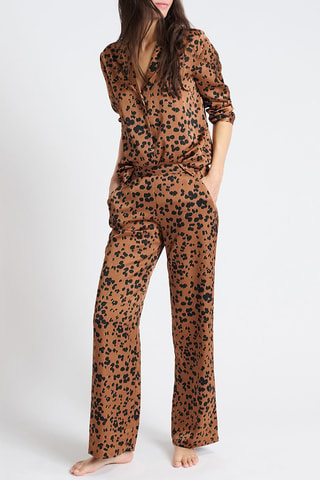 Pantalon de pyjama Laina - Marron clair
