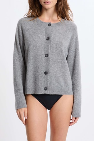 Gilet en cachemire Neva - Gris chiné