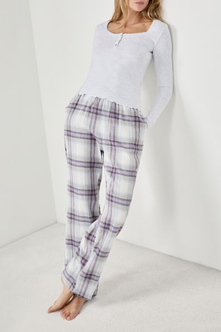 Pantalon de pyjama Lunna - Gris clair
