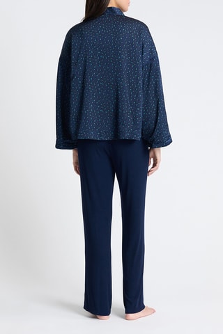 3-delige Pyjama Myrtah - Marineblauw