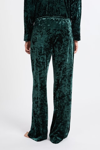 Pyjama en velours Faywen - Vert émeraude