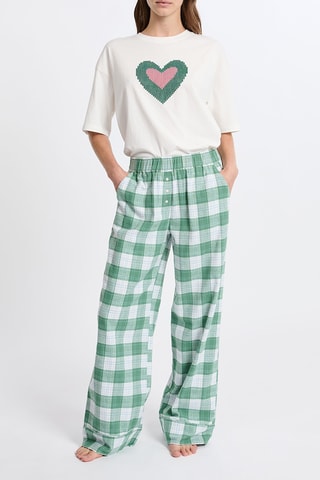 Pantalon de pyjama Pamela - Vert clair