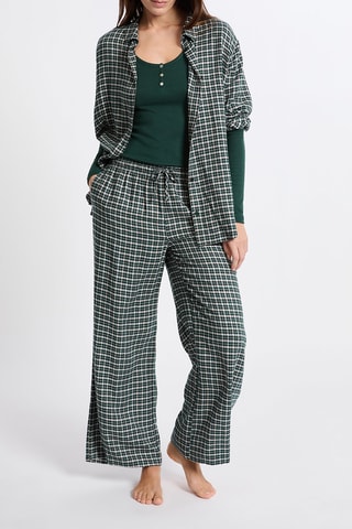 Pantalon de pyjama Fiorex - Vert foncé