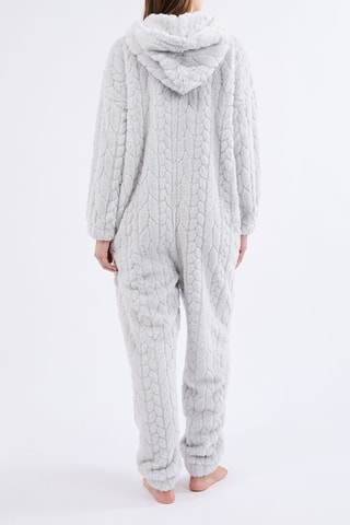 Pyjama met Capuchon Mund - Lichtgrijs