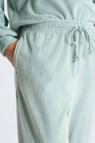 Pantalon de pyjama en velours Gigi - Vert olive