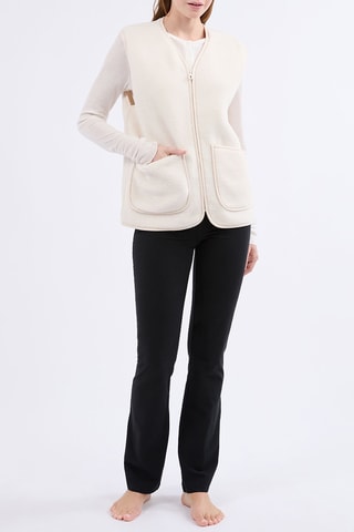 Mouwloos Vest Marilou - Ecru