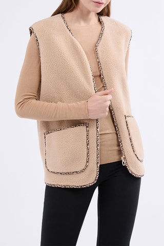 Mouwloos Vest Marilou - Beige
