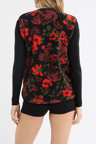 Mouwloos Vest Marilou - Zwart en Rood