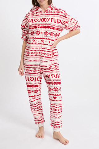 Pyjama met Capuchon Maysa - Rood