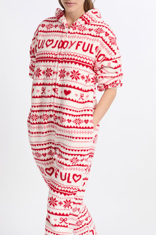 Pyjama met Capuchon Maysa - Rood