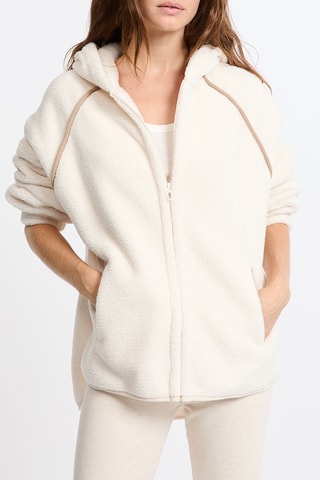 Sweater met Capuchon Lorette - Ecru