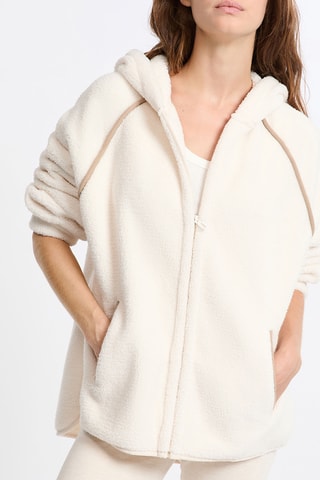 Sweater met Capuchon Lorette - Ecru