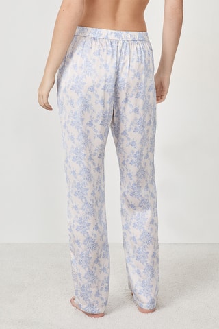 Pantalon de pyjama Romance - Blanc et ciel