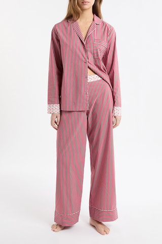 Pantalon de pyjama Mocktail - Rose et blanc