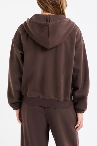 Sweat à capuche Jovani - Marron