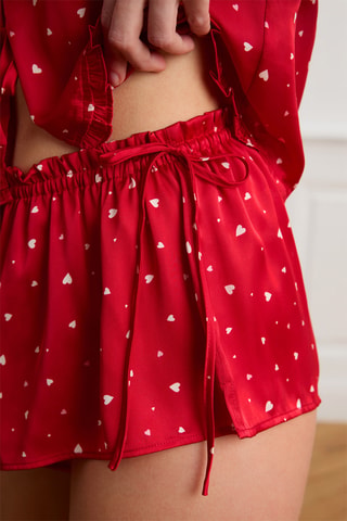 Short de pyjama Bandana - Rouge