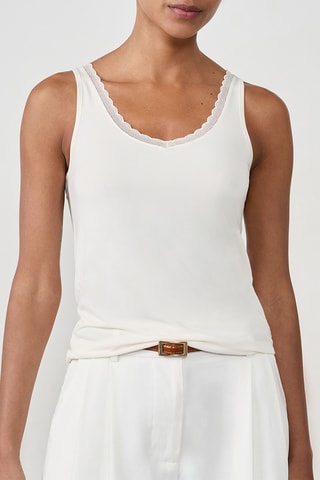 Top Warm Me Up Lace - Ecru