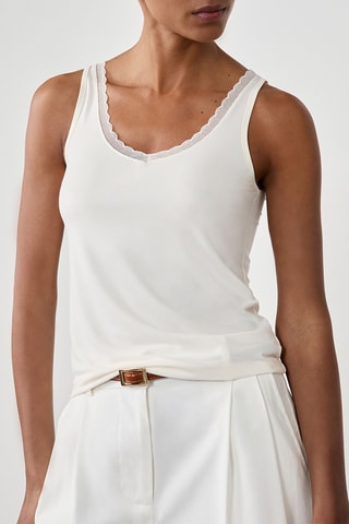 Top Warm Me Up Lace - Ecru
