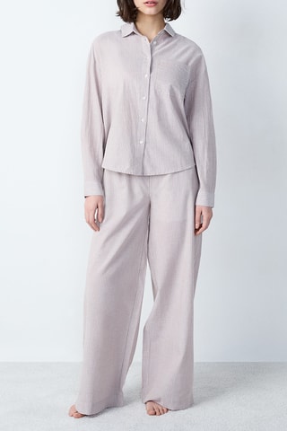 Pyjamablouse Layn - Beige