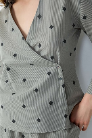 Chemisier de pyjama Irys - Kaki