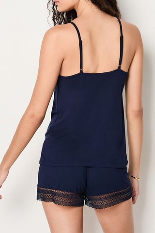 Pyjamahemd Albane - Marineblauw