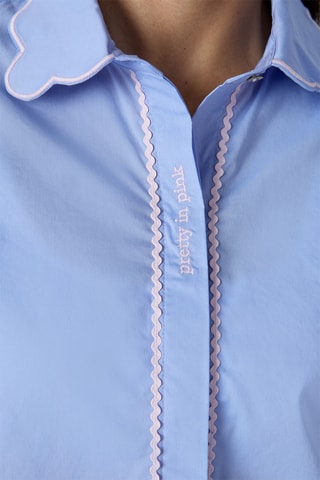 Chemisier de pyjama Paoly - Bleu clair