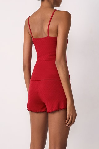 Pyjamahemd Pollin - Rood