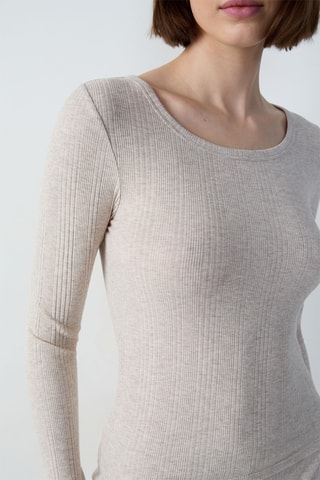 Pyjamashirt Colyn - Gemêleerd Beige