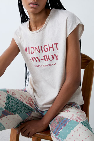 Pyjamashirt Bryann - Beige