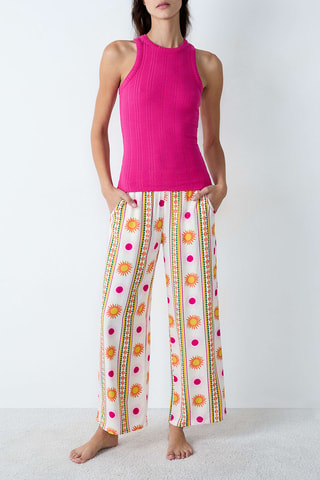 Pyjamahemd Foz - Fuchsia