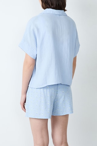 Chemisier de pyjama Venicia - Ciel