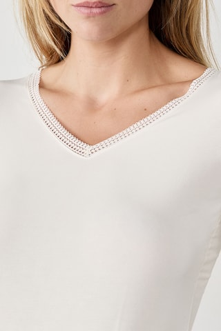 T-shirt Warm Up Lace - Ecru