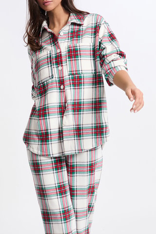 Pyjamablouse Mirella - Rood
