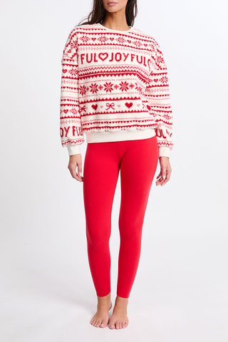 Pyjamasweater Maysa - Rood