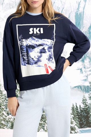 Pyjamasweater Wally - Marineblauw