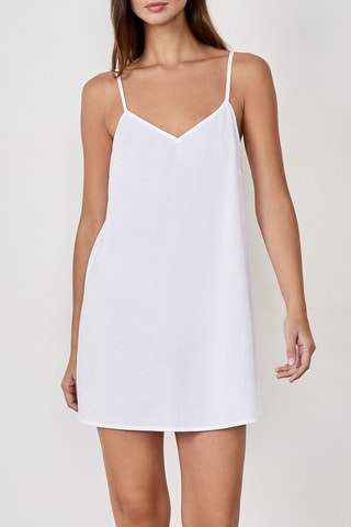 Robe droite Nenette - Blanc