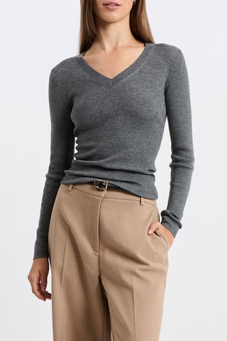 Pull Laucene - Gris chiné