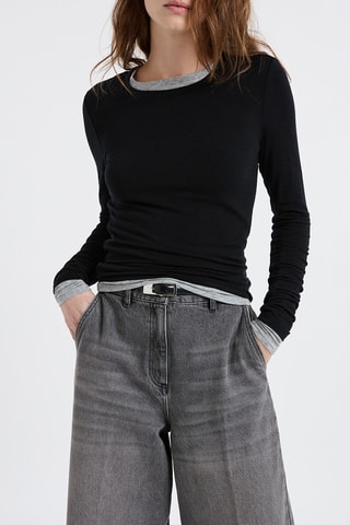 Top Jeanette - Noir