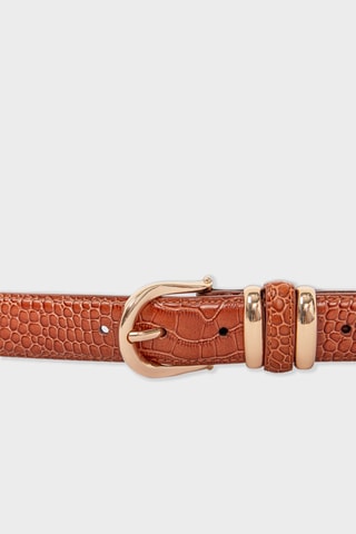 Leren Riem Naddy - Camel