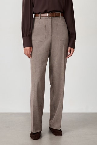 Broek Hoge Taille Cesar - Beige