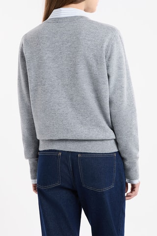 Pull en laine Pierre - Gris clair chiné