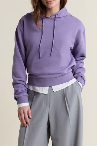 Sweater met capuchon - Paars