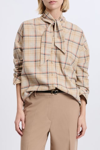 Blouse Tartan - Beige
